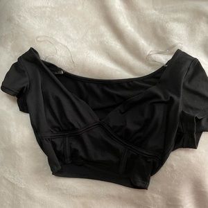 Windsor black crop top
